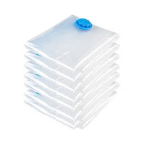 Vacuum Sealed Clothes Bag, Clear/Blue Colour