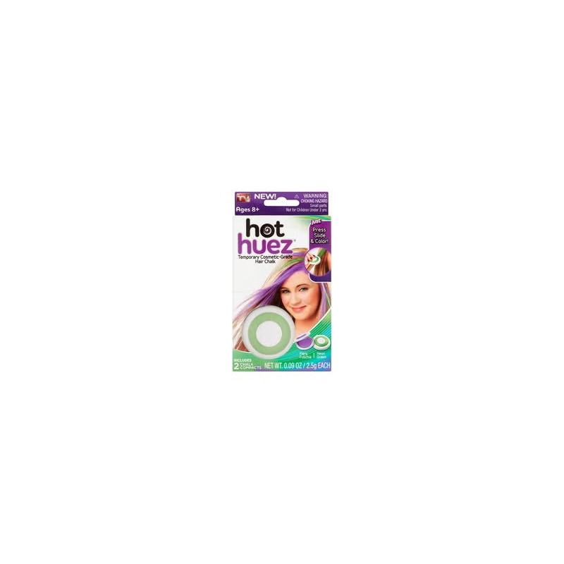 Kretix 4-Piece Assorted Highlight Hair Chalk Set Multicolour 0.98 x 0.8 x 1.2 Inch