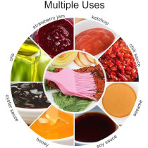 Silicone Grilling Oil Brush Pink Colour