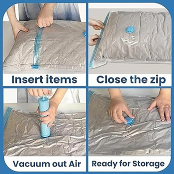 Vacuum Seal Space Saver Storage Bag Clear
