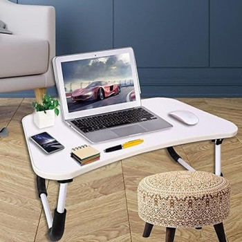 Taba Portable Folding Laptop Table White
