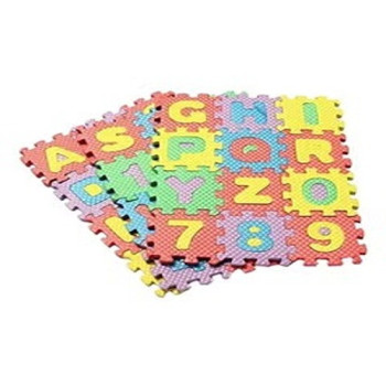 36-Piece Alphabet And Number Puzzle Mat Set-2063-8