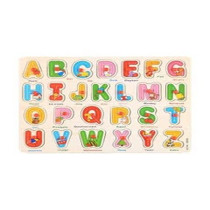 Funblast Wooden English Alphabets Pegged Puzzle