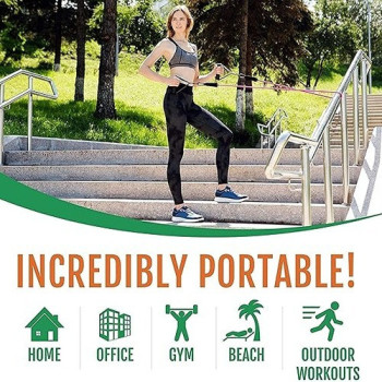 Resistance Band With Training Guide Set-11 Pieces