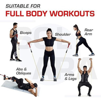 Resistance Band With Training Guide Set-11 Pieces