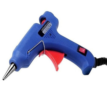 Multifunctional Adjustable Melt Glue Gun Machine Blue/Orange
