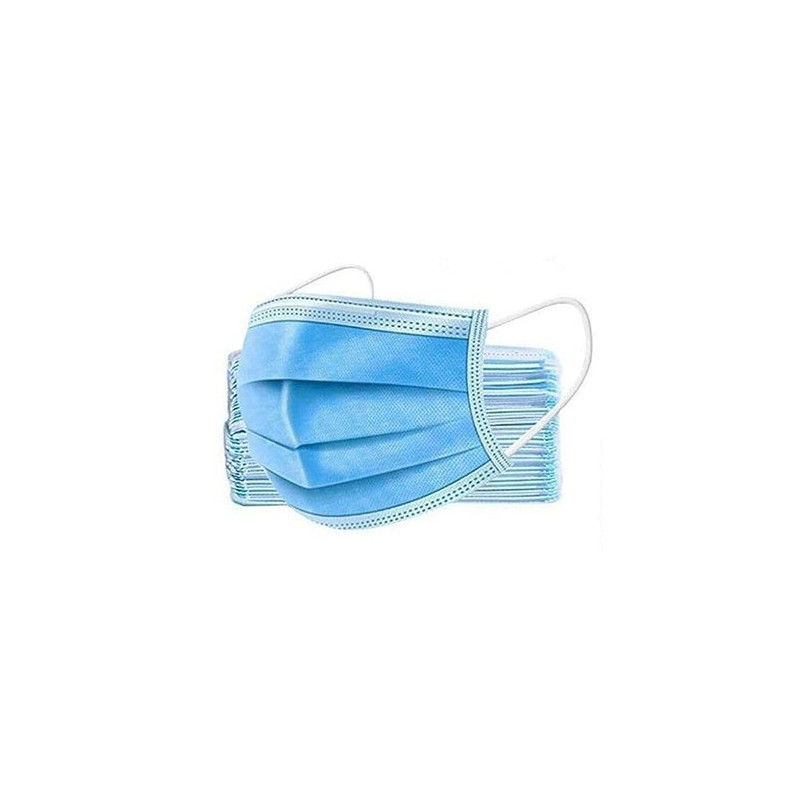 Angel3292 50-Piece Disposable Nail Medical Dental Surgical Mouth Mask Set