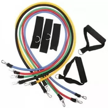 11Pc Resistance Bands Set
