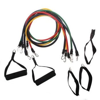 11Pc Resistance Bands Set