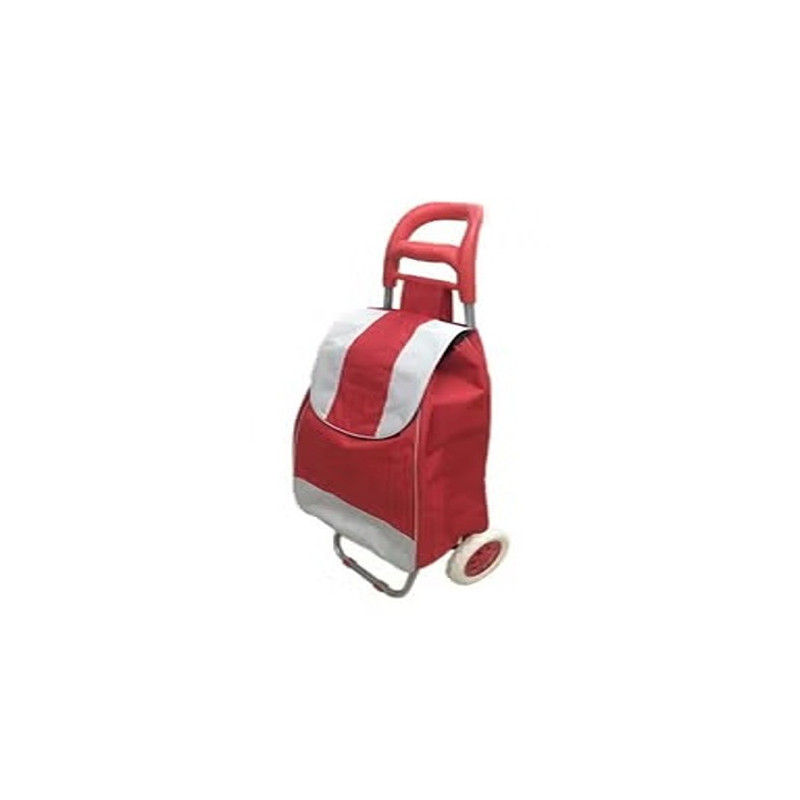 Portable Foldable Trolley Bag Red 10Centimeter