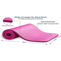 Exercise Yoga Mat With Carrying Strap 183 x 63cm
