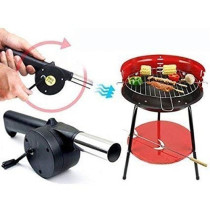 Yupfun Hand Blower For Bbq Black/Silver Standard