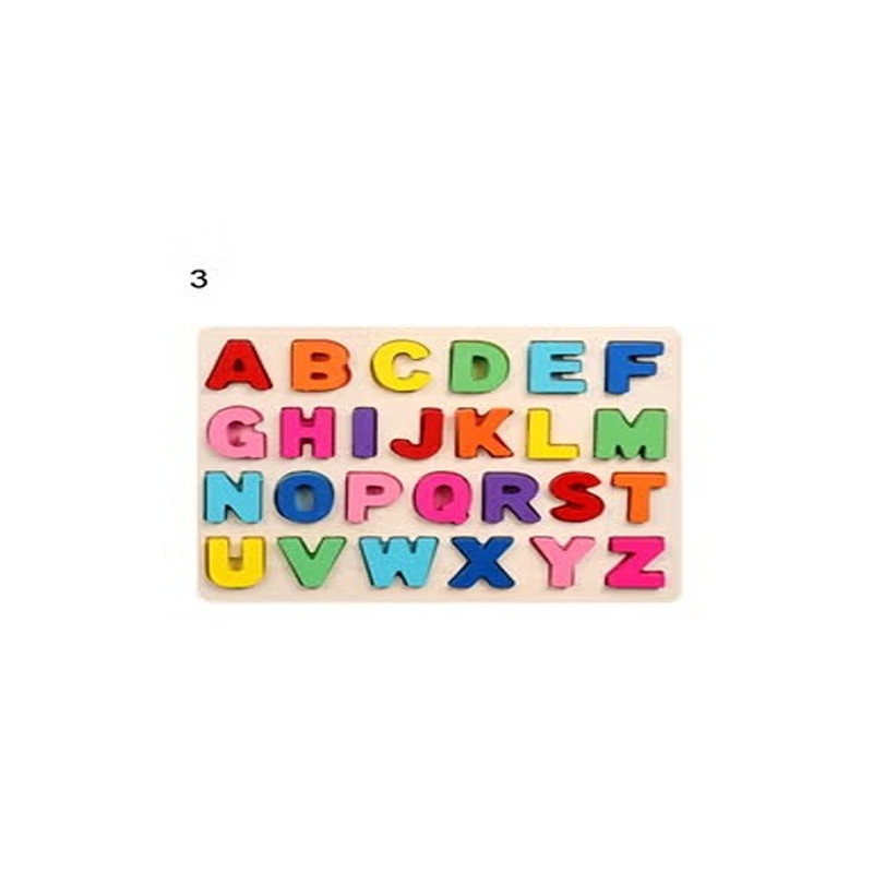 Alphabet Abc Wooden Puzzles Board Kit