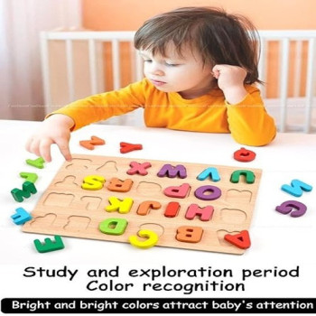 Alphabet Abc Wooden Puzzles Board Kit