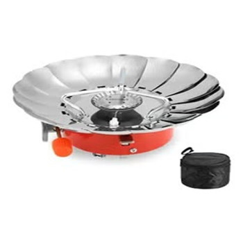 Lixada Windproof Piezo Ignition Gas Stove 20 x 10cm