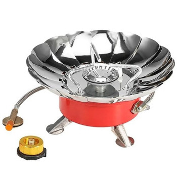 Lixada Windproof Piezo Ignition Gas Stove 20 x 10cm