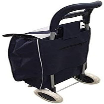 Ez Portable And Foldable Shopping Trolley Bag Black