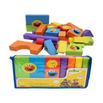 Sesame Street 50-Piece Foam Building Block Set 871577007170 For 2+ Years