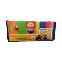 Sesame Street 50-Piece Foam Building Block Set 871577007170 For 2+ Years