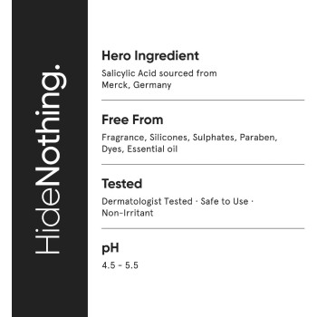 Minimalist 2% Salicylic Acid Face Wash for Oily, Acne Prone Skin (100 ml) | Sulphate free, Anti Acne Face Cleanser With LHA & Zinc For Men & Women