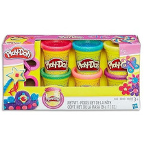 Play-Doh Pack Of 6 Sparkle Glitter A5417