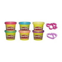 Play-Doh Pack Of 6 Sparkle Glitter A5417
