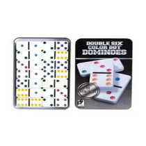 Pack Of 28 Dominoes Set With Tin Case