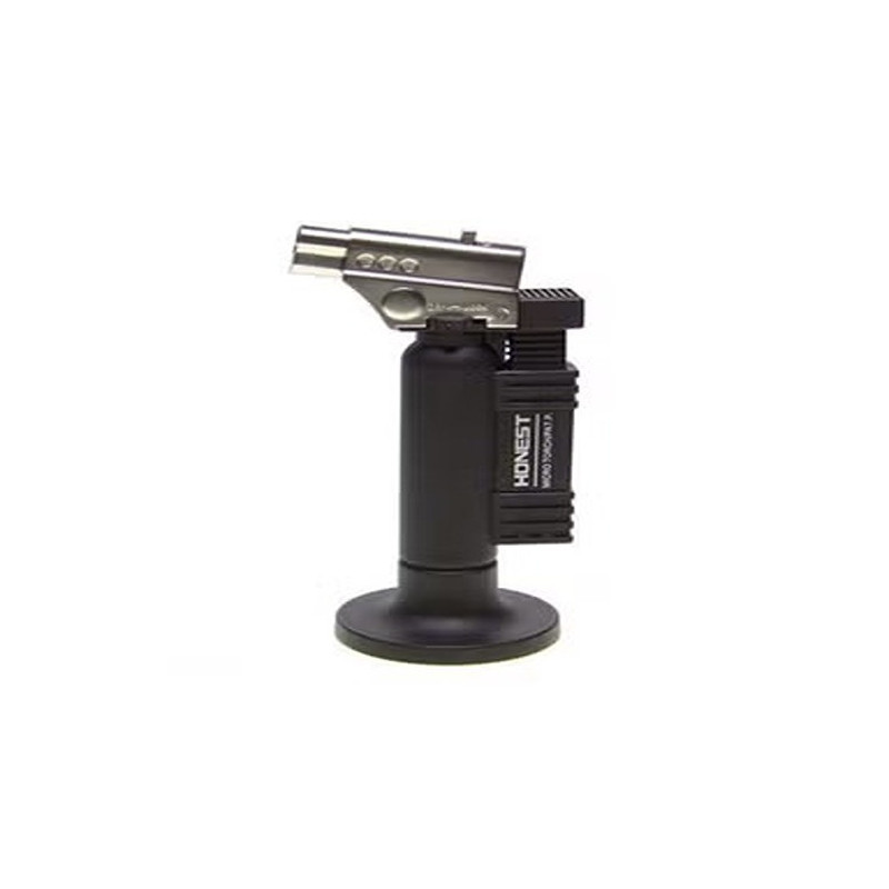 Honset Torch Flame Lighter Black/Silver Standard