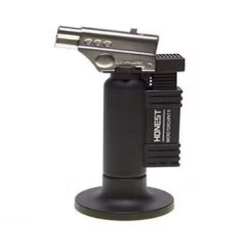 Honset Torch Flame Lighter Black/Silver Standard