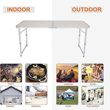 Chamdol Camping Table 120 x 60 x 54cm