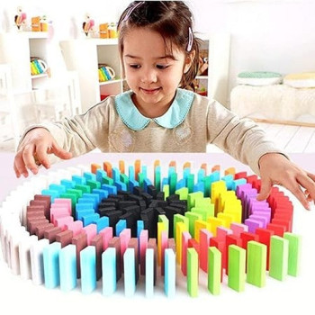 Blossom Pack Of 2 Wooden Domino Set