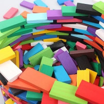 Blossom Pack Of 2 Wooden Domino Set