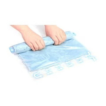Pack Of 6 Vacuum Storage Bag Blue/Clear 26 x 3 x 18cm