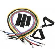 11-Piece Pull Rope Fitness Exercises Resistance Bands Set