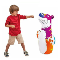 Intex Hit Me 3D Bop Tiger Inflatable Punching Bag 15x 36 Inch