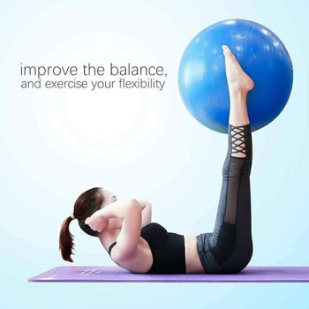 Bjm Smooth Balance Gym Exercise Fitness Yoga Ball With Pump 65cm