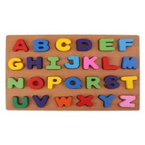 Abc Letter Education Wooden Puzzle