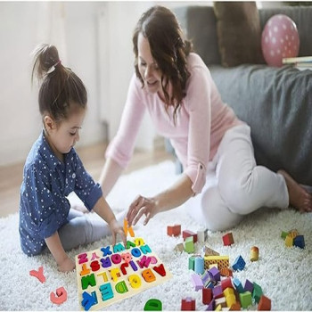 Abc Letter Education Wooden Puzzle