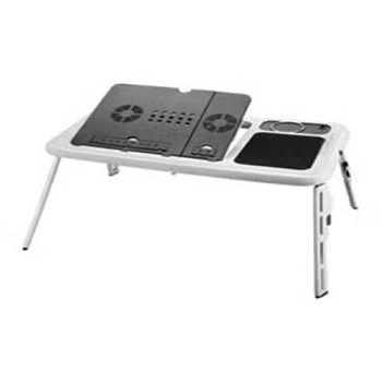 E-Table Portable Laptop Table Black/White Colour