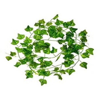 Yatai 12-Piece Artificial Hanging Ivy Leaves Green Colour 230Centimeter