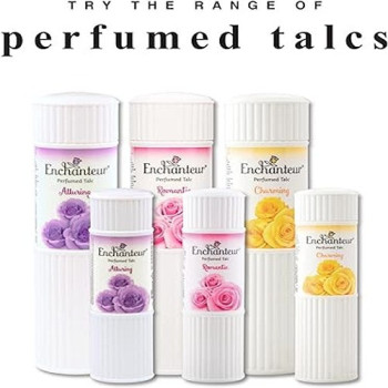 Enchanteur Perfumed Talc Powder White