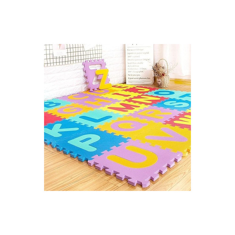 Oem 36-Piece Alphanumeric Educational Puzzle Blocks Mats