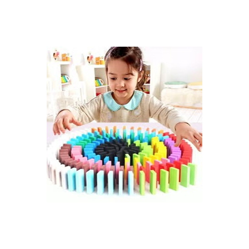 120 Piece Domino Wooden Toys