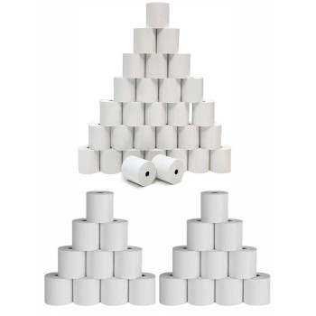 Emigo 50 Pieces Thermal Paper Receipt Roll 48GSM, 80X80MM
