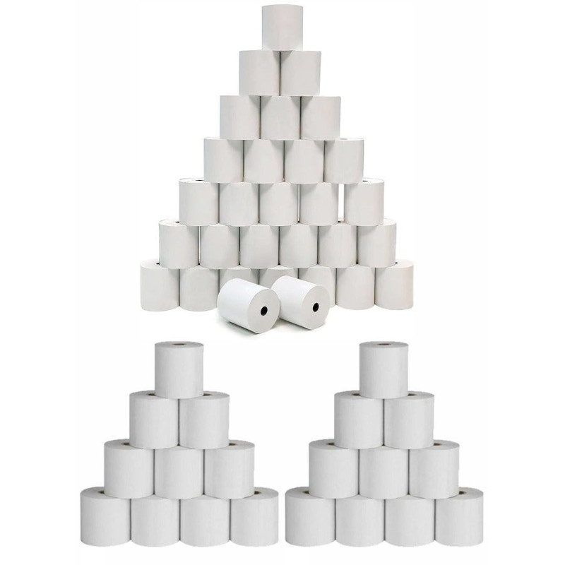 Emigo 50 Pieces Thermal Paper Receipt Roll 48GSM, 80X80MM