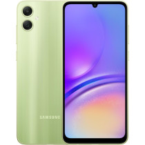 Samsung Galaxy A05, Android Smartphone, Dual SIM Mobile Phone, LTE, 4GB RAM, 128GB Storage, Light Green