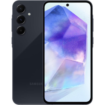 Samsung Galaxy A55 5G, Android Smartphone, Dual SIM Mobile Phone, 8GB RAM, 128GB Storage, Awesome Navy