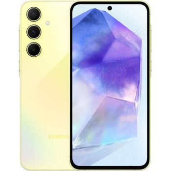 Samsung Galaxy A55 5G, Android Smartphone, Dual SIM Mobile Phone, 8GB RAM, 256GB Storage, Awesome Lemon