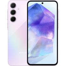 Samsung Galaxy A55 5G, Android Smartphone, Dual SIM Mobile Phone, 8GB RAM, 256GB Storage, Awesome Lilac