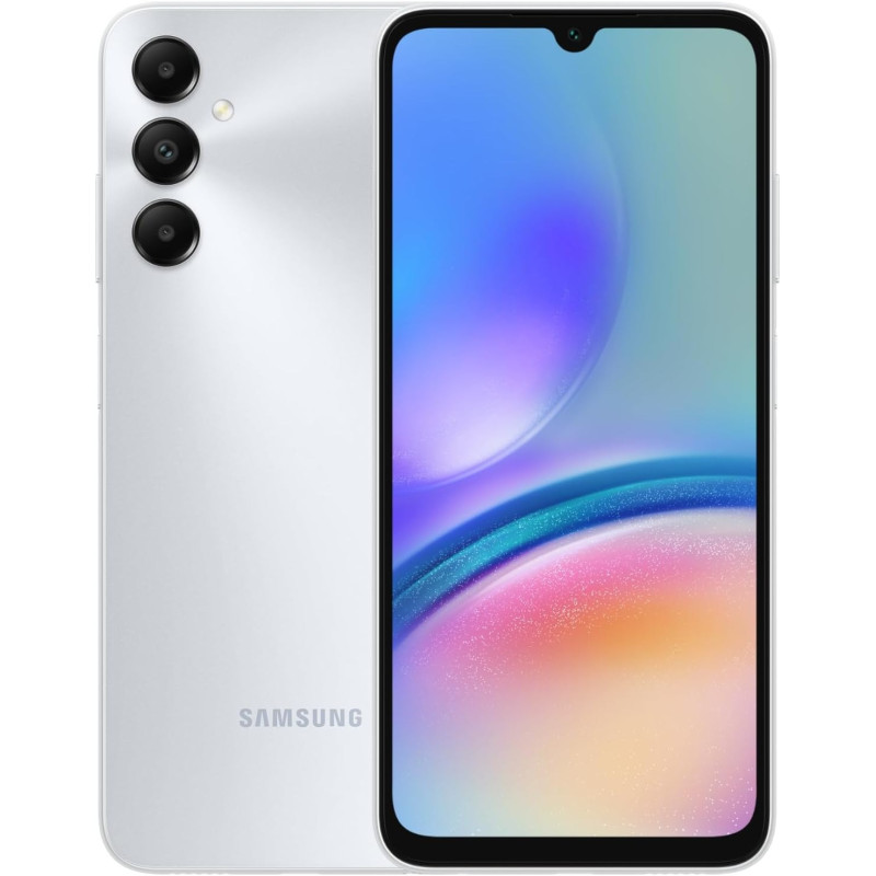 Samsung Galaxy A05s, Android Smartphone, Dual SIM Mobile Phone, LTE, 6GB RAM, 128GB Storage, Silver